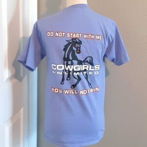 𝅺COWGIRLS Unlimited Purple T Shirt